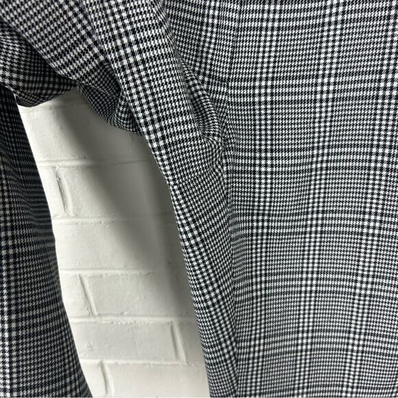 Calvin Klein Black White Houndstooth Plaid Modern Fit Trouser Pants Size 4 - Picture 7 of 10